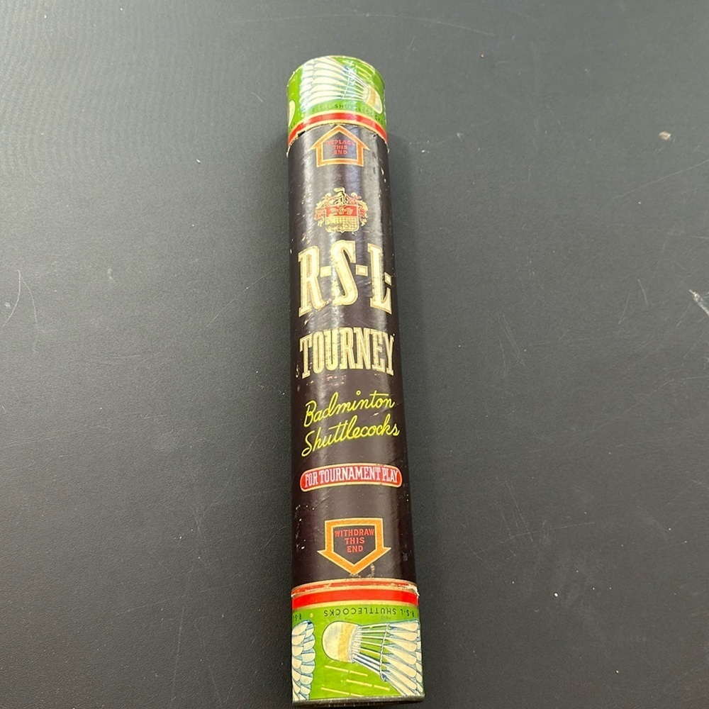 Vintage R-S-L badminton shuttlecocks